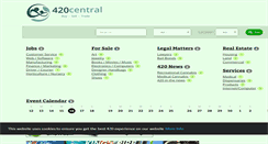 Desktop Screenshot of 420central.com