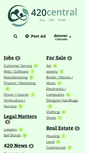 Mobile Screenshot of 420central.com